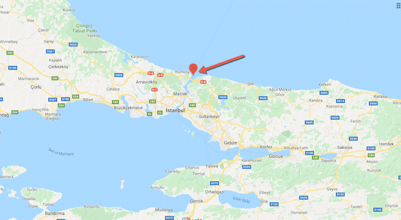 bosporus strait map