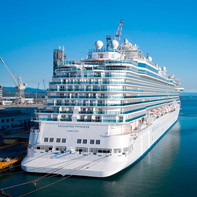 Photos Fincantieri Delivers 'Enchanted Princess'; 100th Cruise Ship By