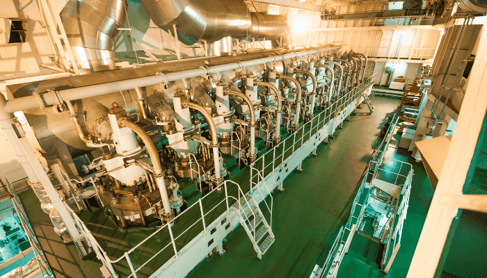 cruise ship engine department