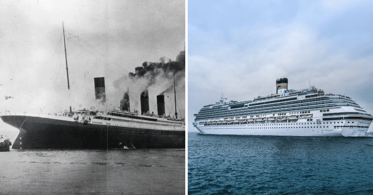largest ship ever built compared to titanic