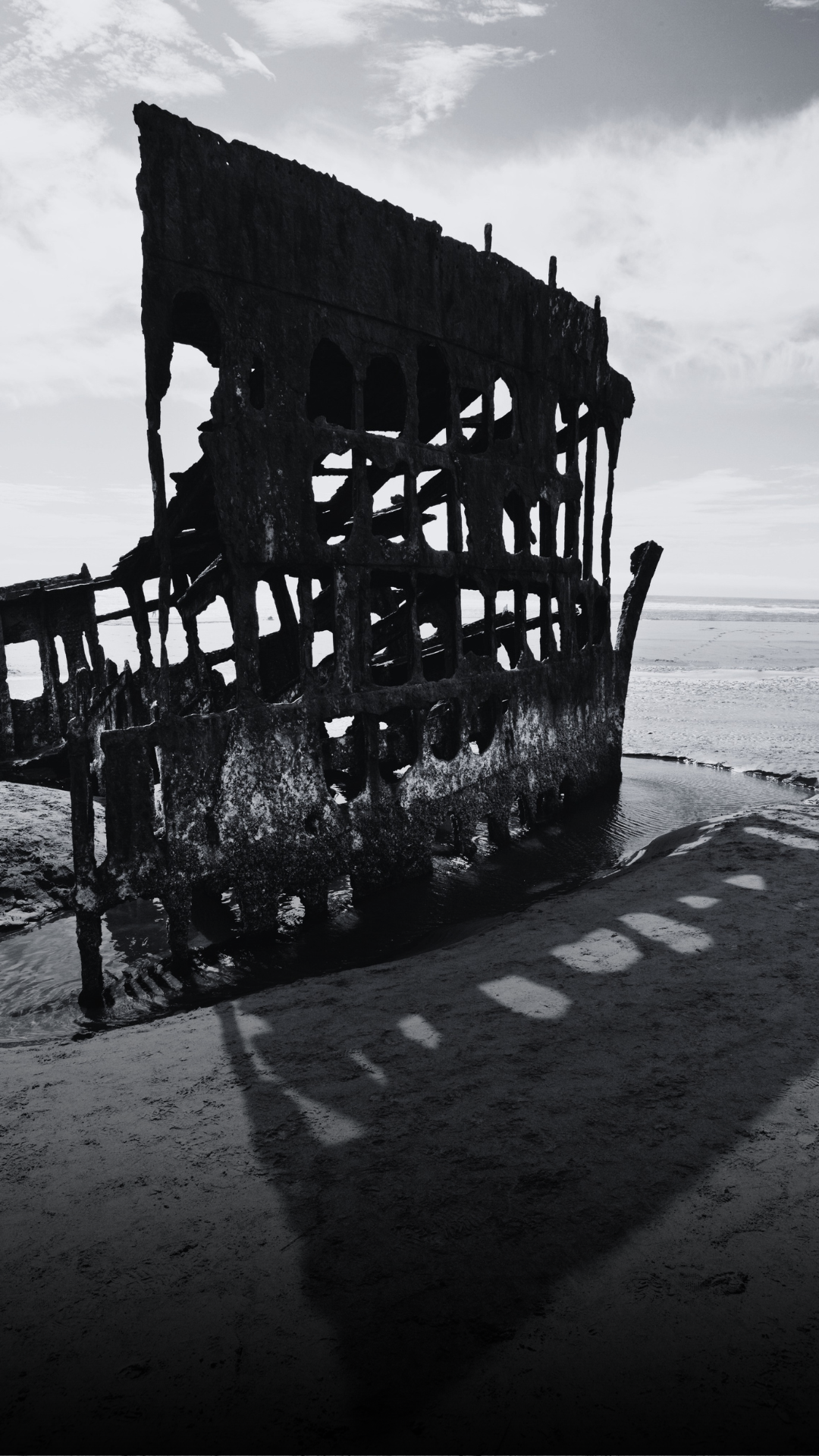 Shipwreck remains believed to be schooner Warren Sawyer