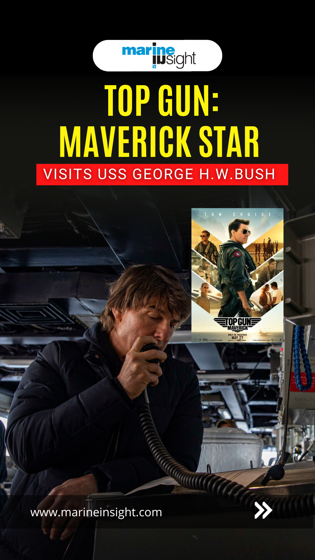 DVIDS - News - Top Gun: Maverick Star visits George H.W. Bush