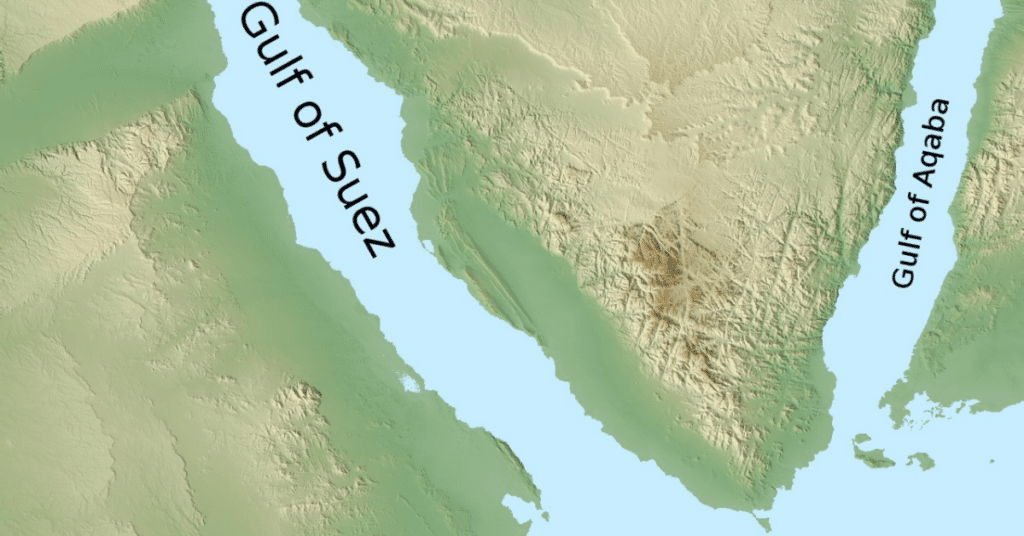 Gulf Of Aquaba Map 1024x536 