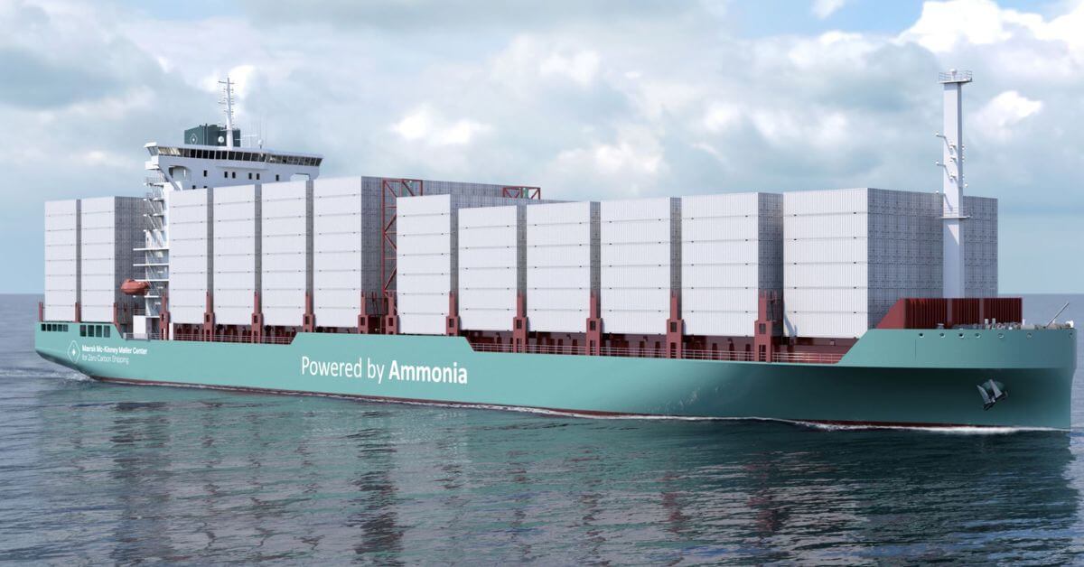 Maersk’s New Ammonia Vessel Design Gets AiP From Classification Societies